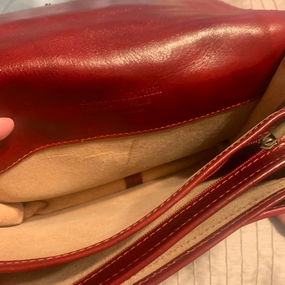 Beautiful Red Italian leather purse from Italy! - Picture 5 of 8